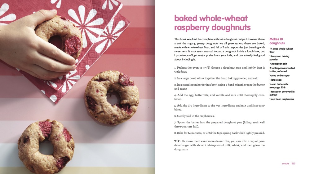Baked Whole Wheat Raspberry Doughnuts