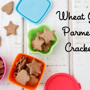 Wheat Germ Parmesan Crackers from Weelicious