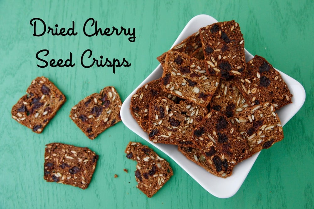 Dried Cherry Seed Crisps