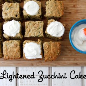 Lightened Zucchini Cake