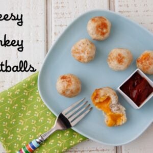 Cheesy Turkey Meatballs