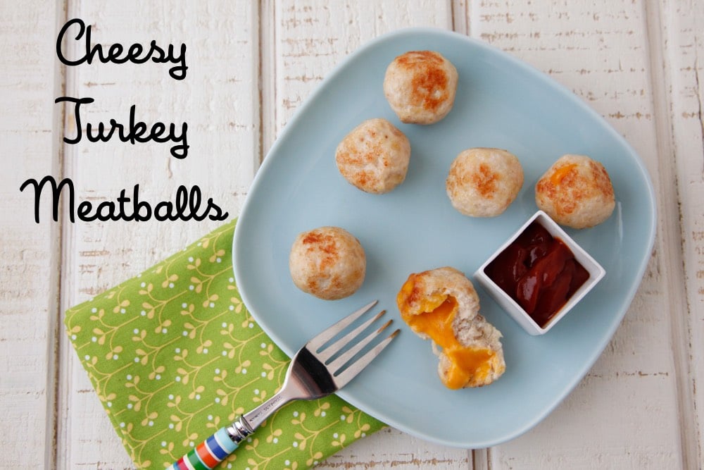 Cheesy Turkey Meatballs