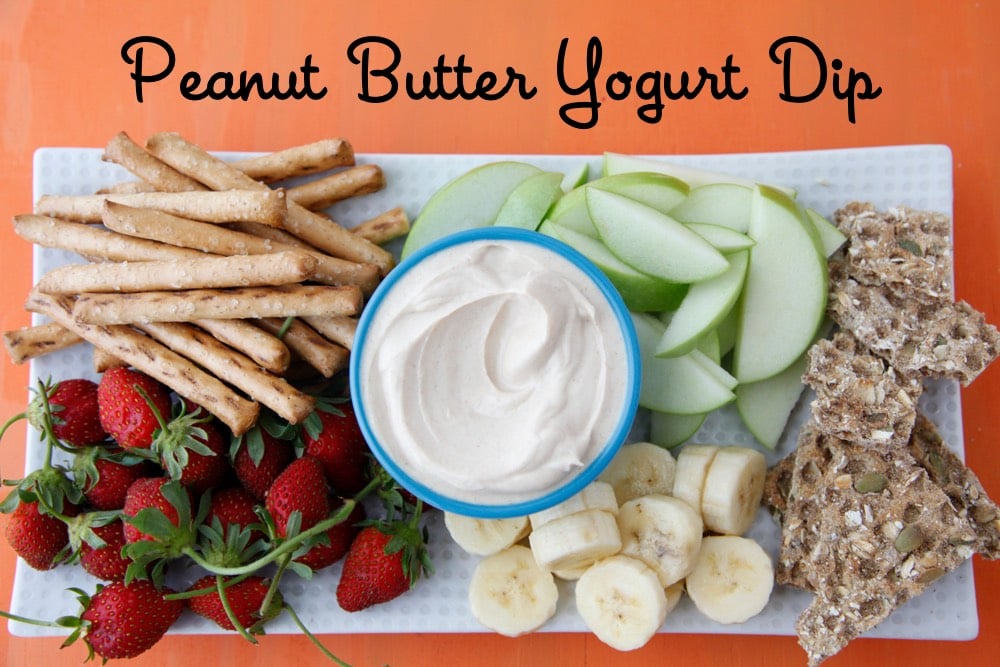 Peanut Butter Greek Yogurt Fruit Dip - Project Meal Plan