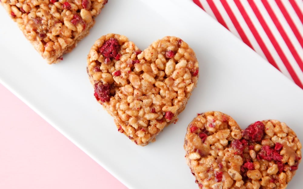 Heart Crispy Treats from Weelicious