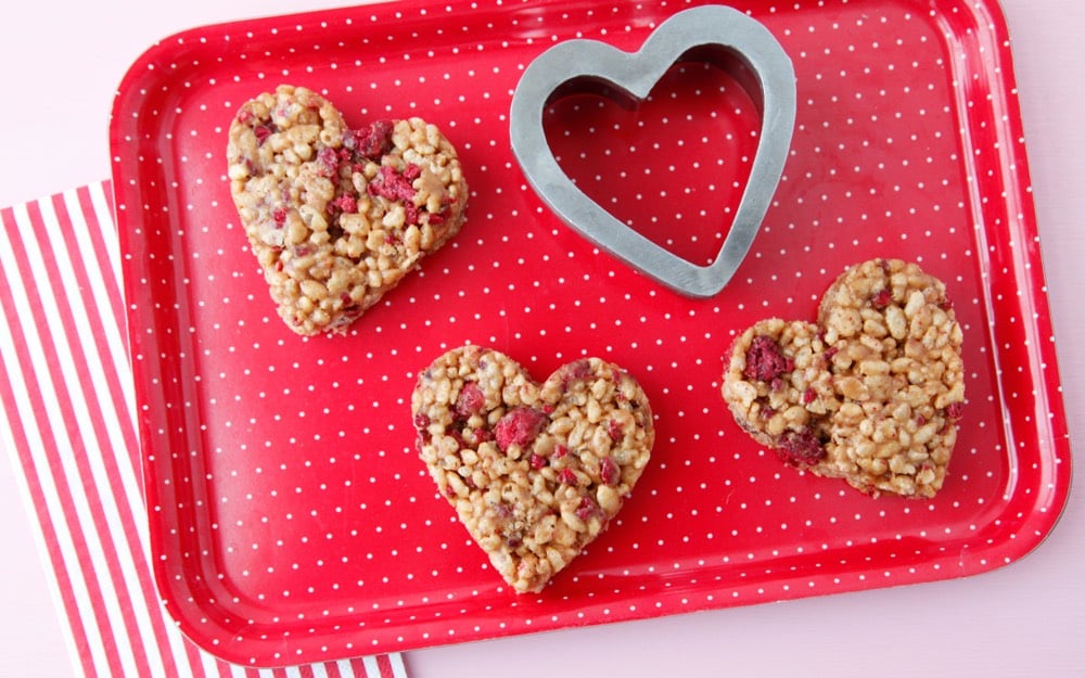 Heart Crispy Treats from Weelicious