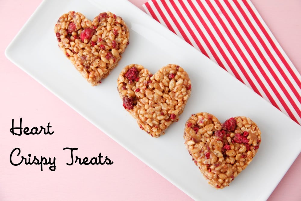 Heart Crispy Treats from Weelicious