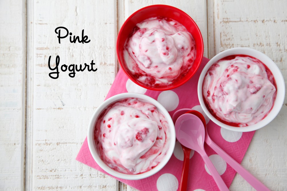 Pink Yogurt from Weelicious