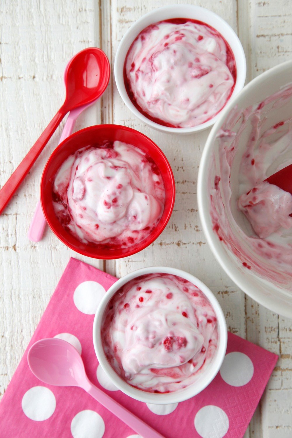 Pink Yogurt from Weelicious