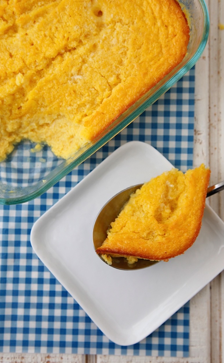 Creamy Corn Pudding from Weelicious