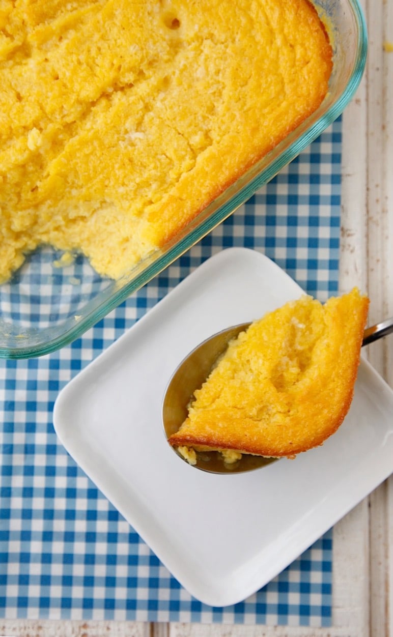 Creamy Corn Pudding from Weelicious