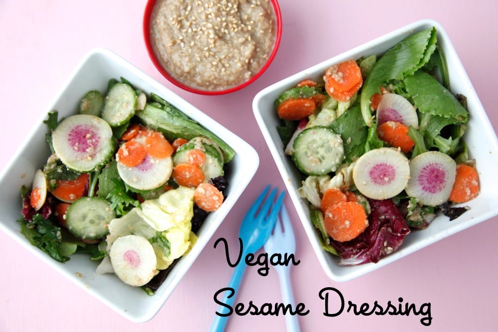Vegan Sesame Dressing from Weelicious