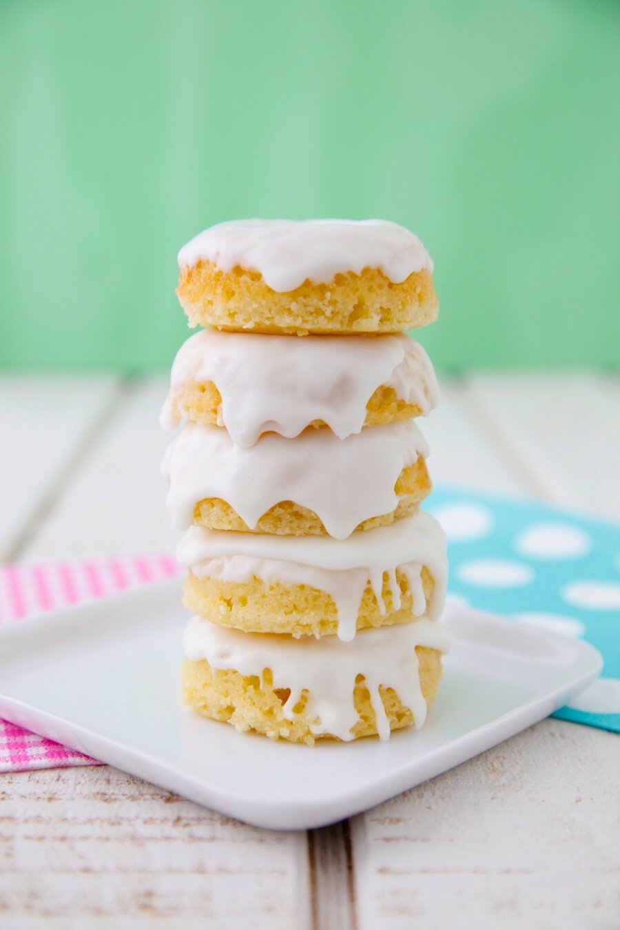 Lemon Pound Cake Mini Doughnuts from Weelicious