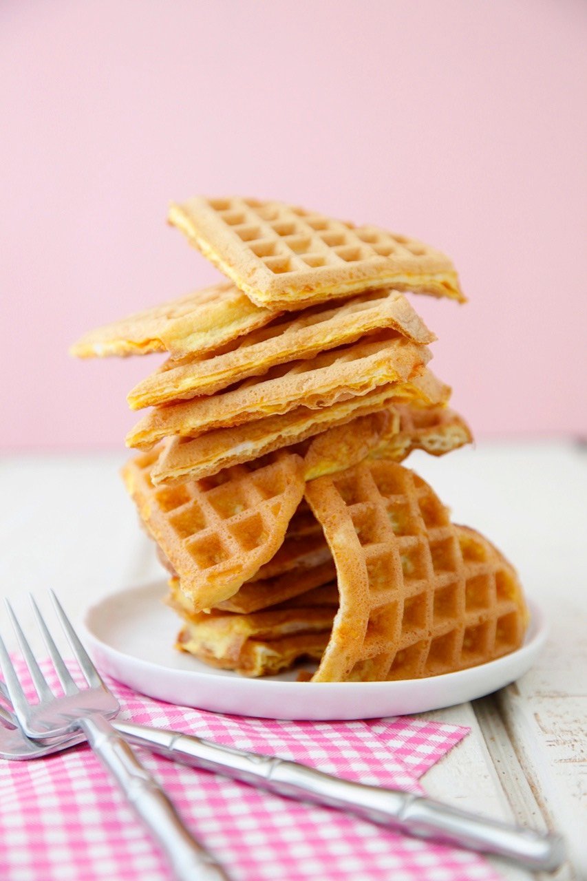 Waffle Iron Eggs from Weelicious