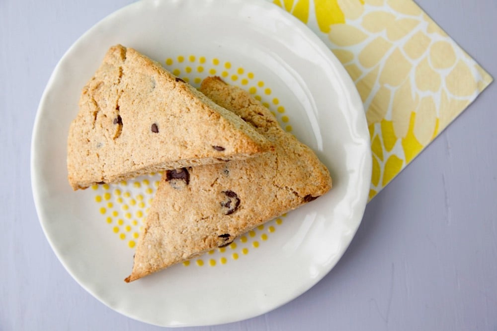 Whole Wheat Chocolate Chip Scones from Weelicious