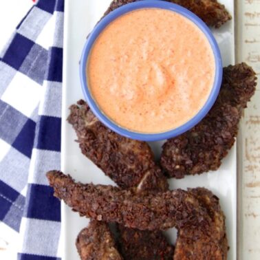 Blue Corn Chip Crusted Fish Sticks Video from Weelicious