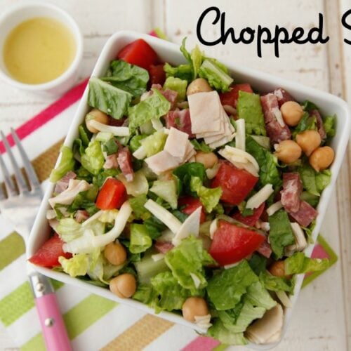 Vegetarian Italian Chopped Salad - Cookie and Kate