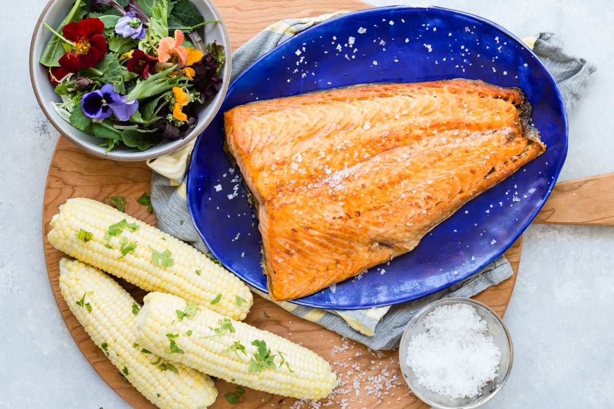 Simple Broiled Salmon from Weelicious.com