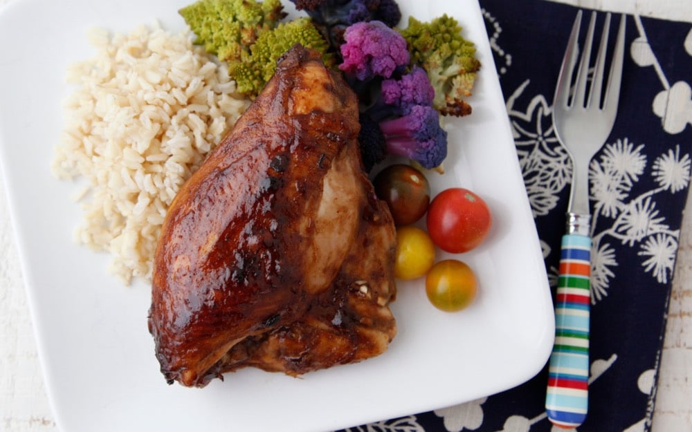 Sweet Balsamic Glazed Chicken from Weelicious