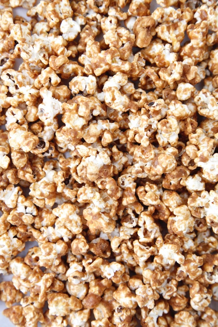 Caramel Popcorn from Weelicious