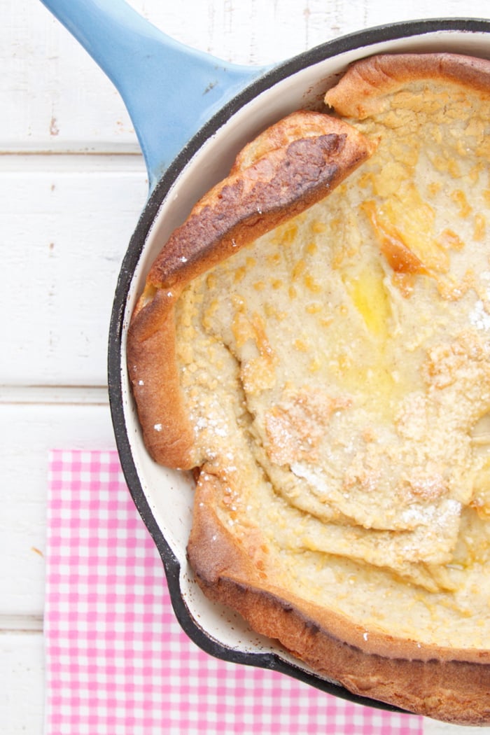 Cast Iron Skillet Dutch Baby Pancakes Recipe - Hello Creative Family