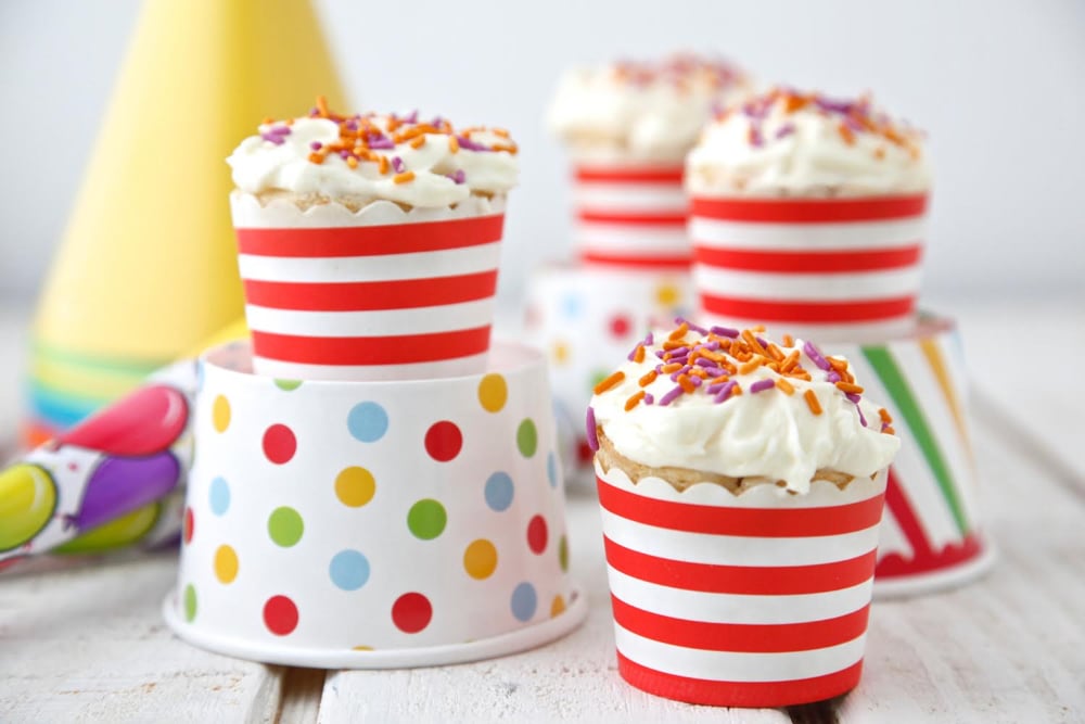 Dye-Free Confetti Cupcakes from Weelicious 