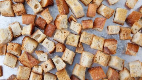 How to Make Croutons video from Weelicious