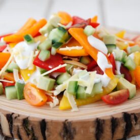 All Veggie Nachos from Weelicious