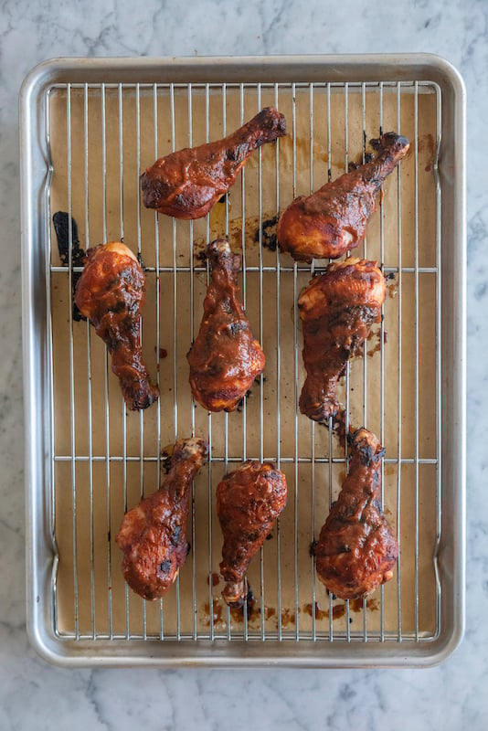 Baked BBQ Chicken Legs from Weelicious