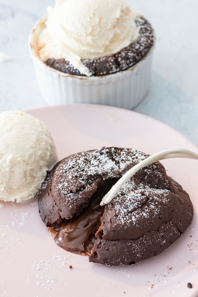 Chocolate Molten Lava Cakes from Weelicious.com