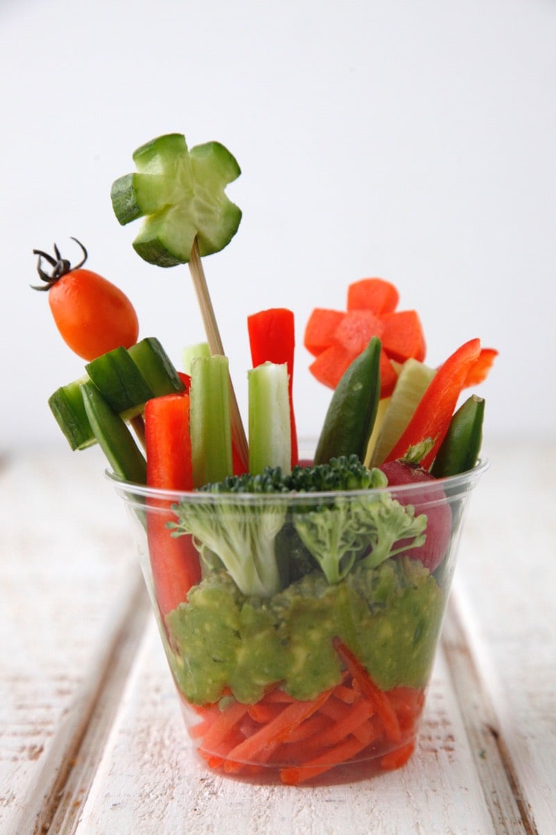 Veggie Garden Cups from Weelicious