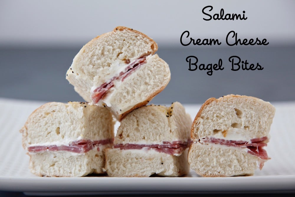 Salami Cream Cheese Bagel Bites from Weelicious
