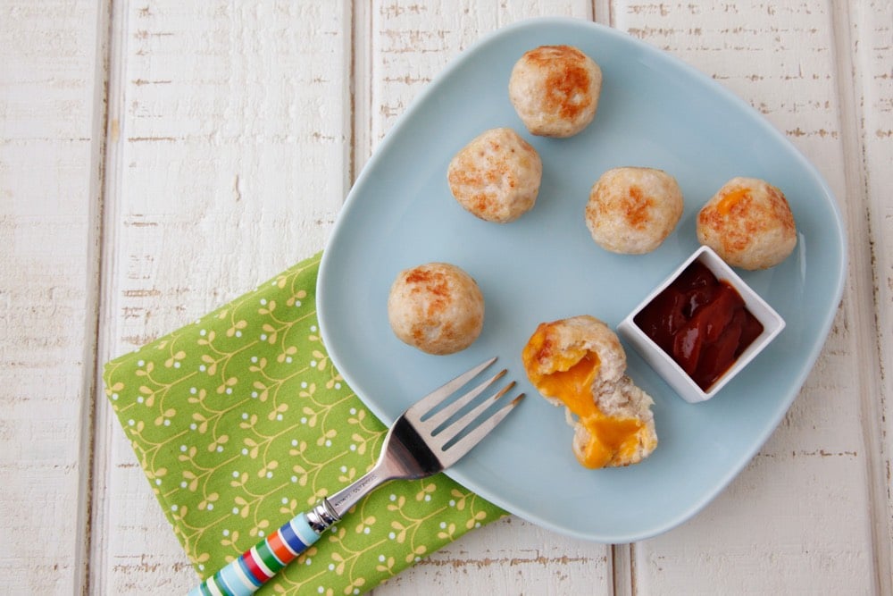 Cheesy Turkey Meatballs from Weelicious