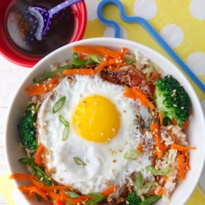 Asian Rice Bowls with Egg from weelicious.com