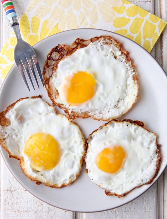 Olive Oil-Fried Eggs Recipe