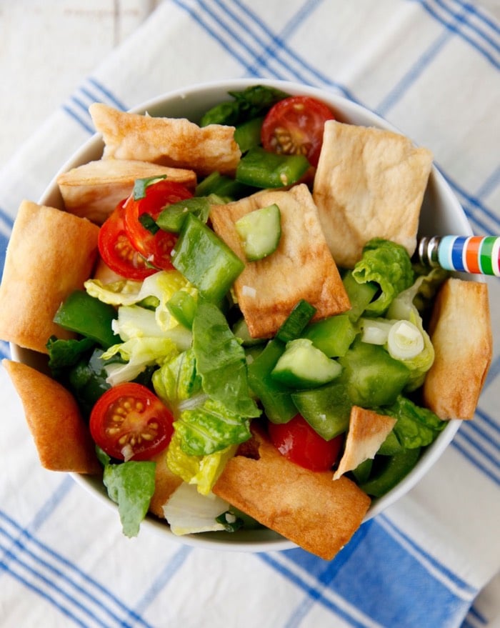 Fattoush Salad from weelicious.com