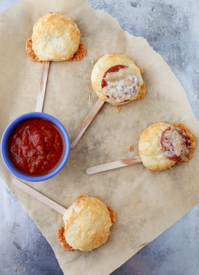 Pizza Lollipops from weelicious.com