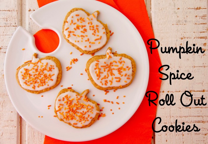 Pumpkin Spice Roll Out Cookies from weelicious.com