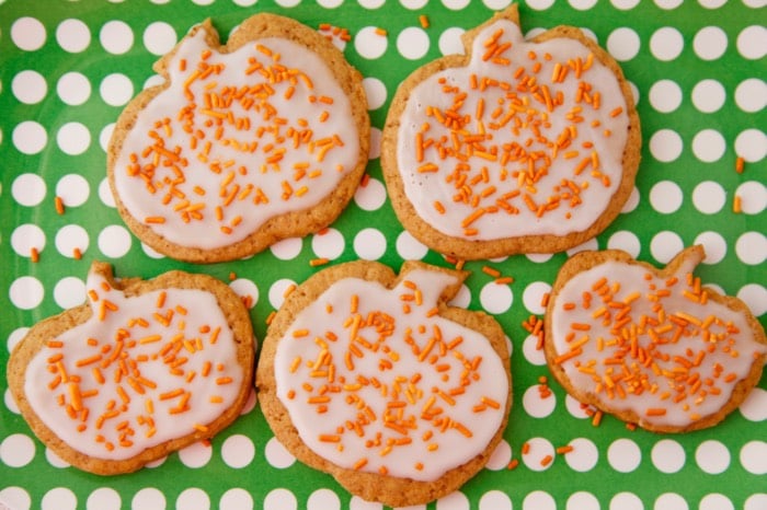 Pumpkin Spice Roll Out Cookies from weelicious.com