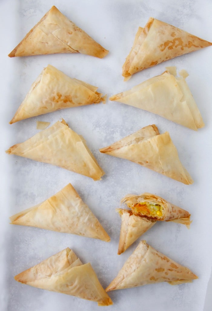 Healthy Baked Samosa Vegetarian Easy Recipe