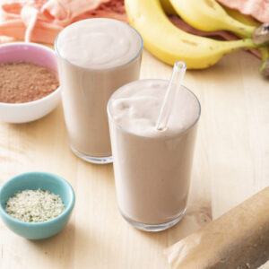 Chocolate Almond Butter Smoothie from Weelicious.com