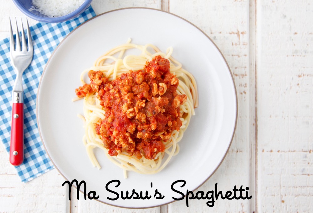 Ma Susu's Spaghetti from weelicious.com
