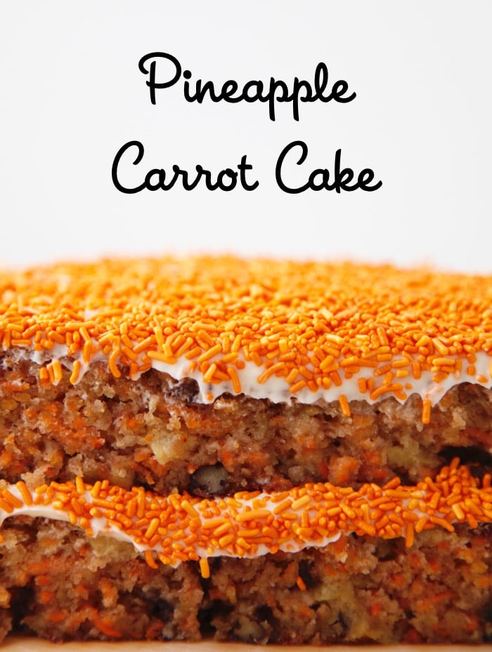 Pineapple Carrot Cake from weelicious.com