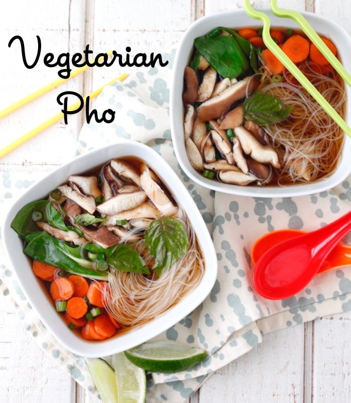 Vegetarian Pho recipe from weelicious.com
