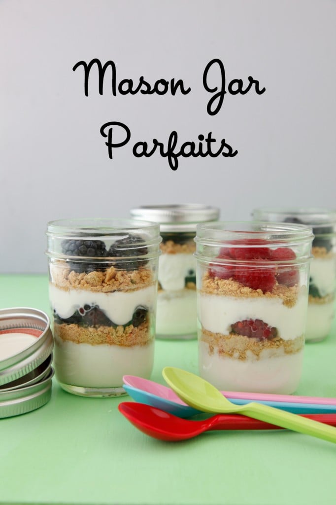 Yogurt Parfaits in a Mason Jar Are Perfect for Breakfasts on the Go