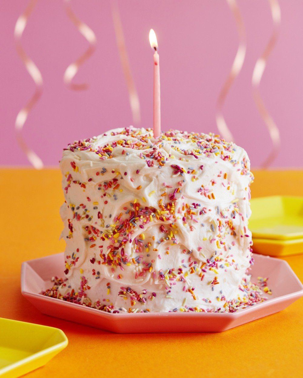 Dye Free Sprinkle Smash Cake from weelicious.com