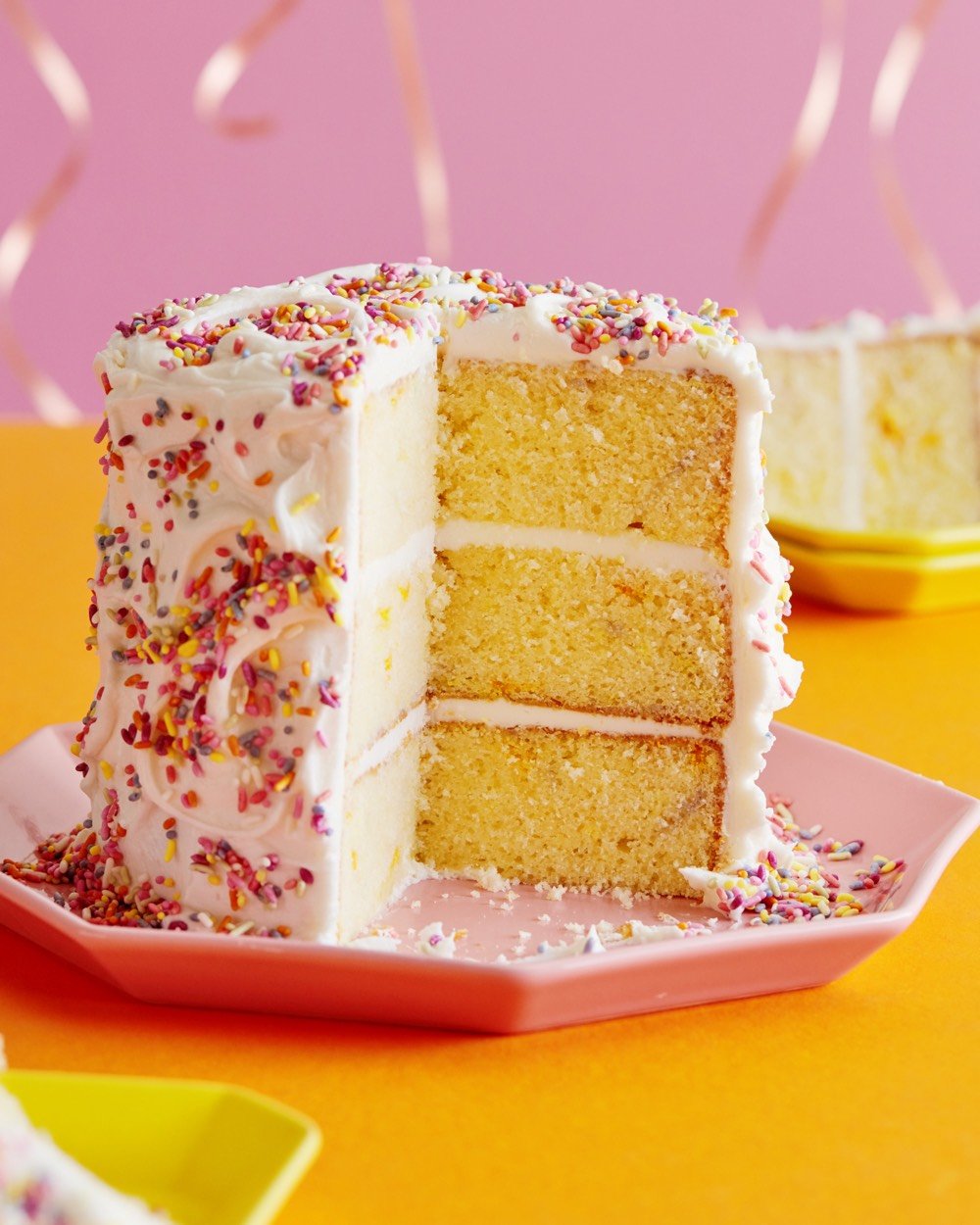 Dye Free Sprinkle Smash Cake from weelicious.com