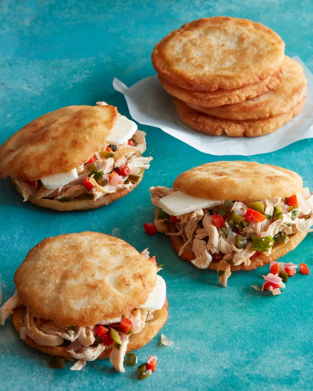 Chicken Arepas