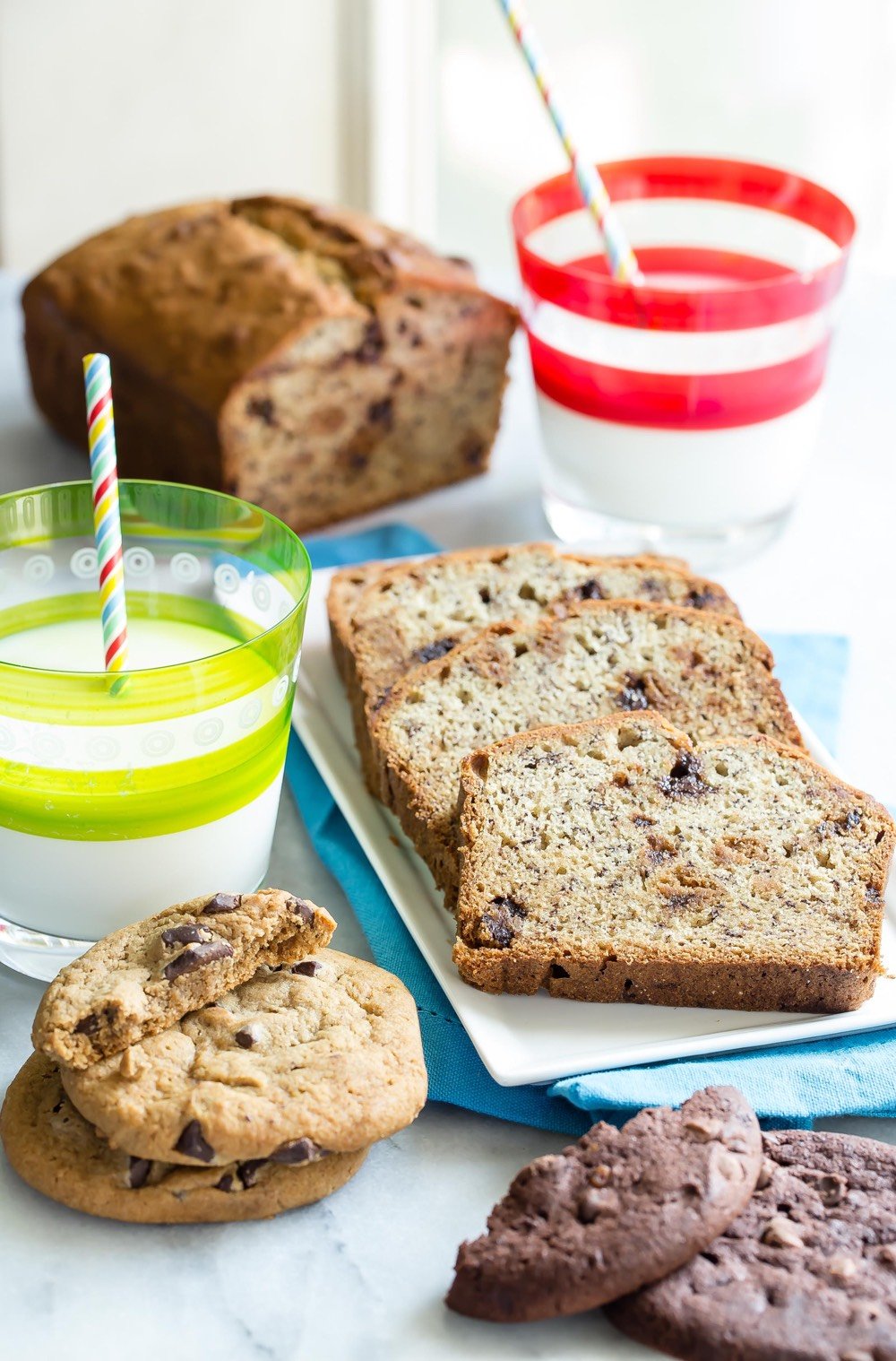 Banana Chocolate Chip Cookie Bread - Weelicious