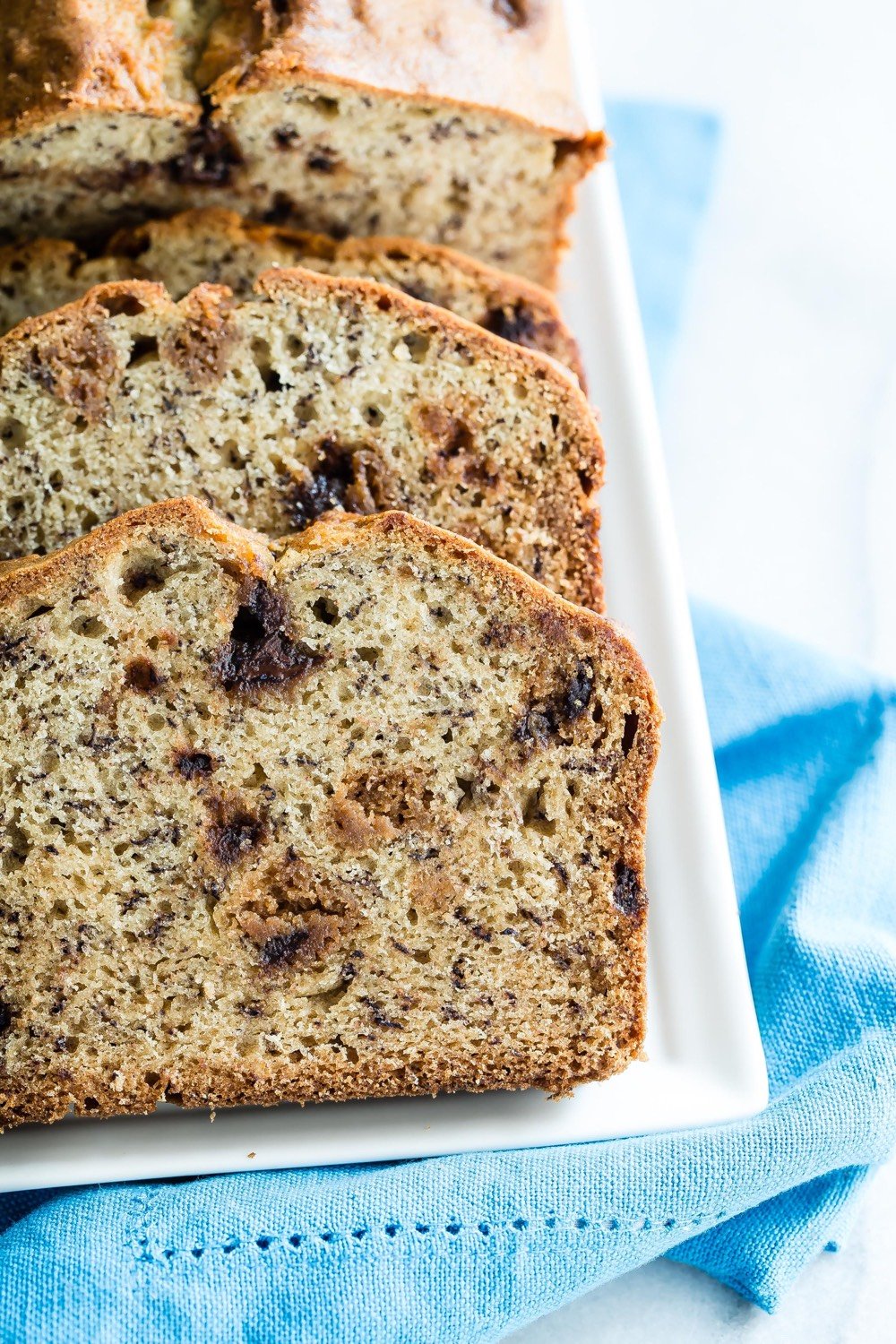 Banana Chocolate Chip Cookie Bread from weelicious.com