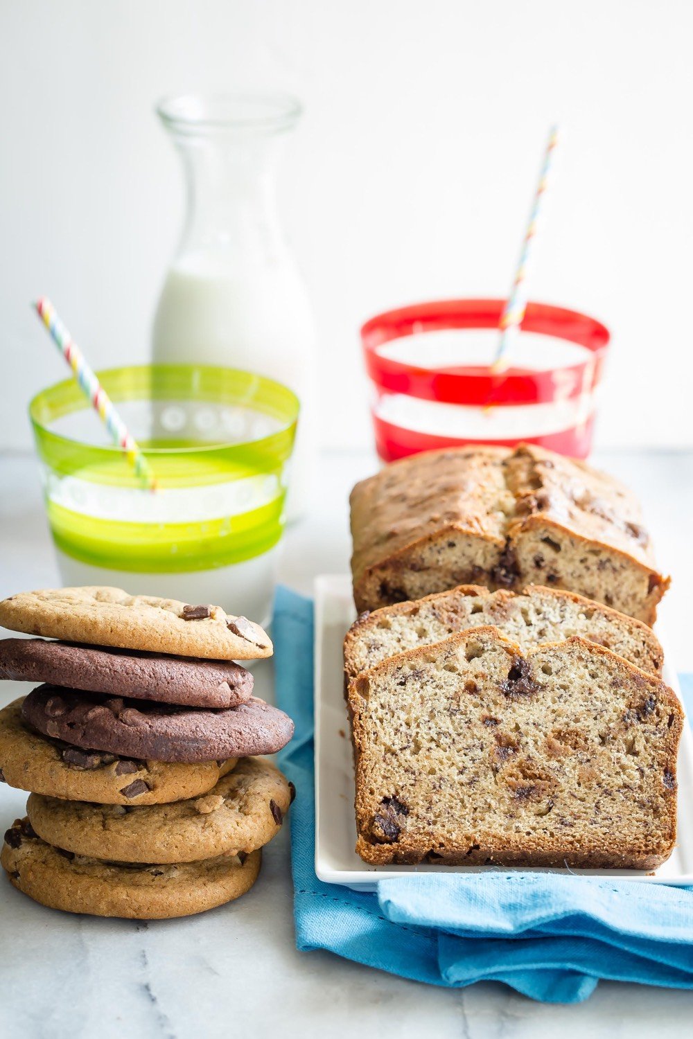 Banana Chocolate Chip Cookie Bread from weelicious.com